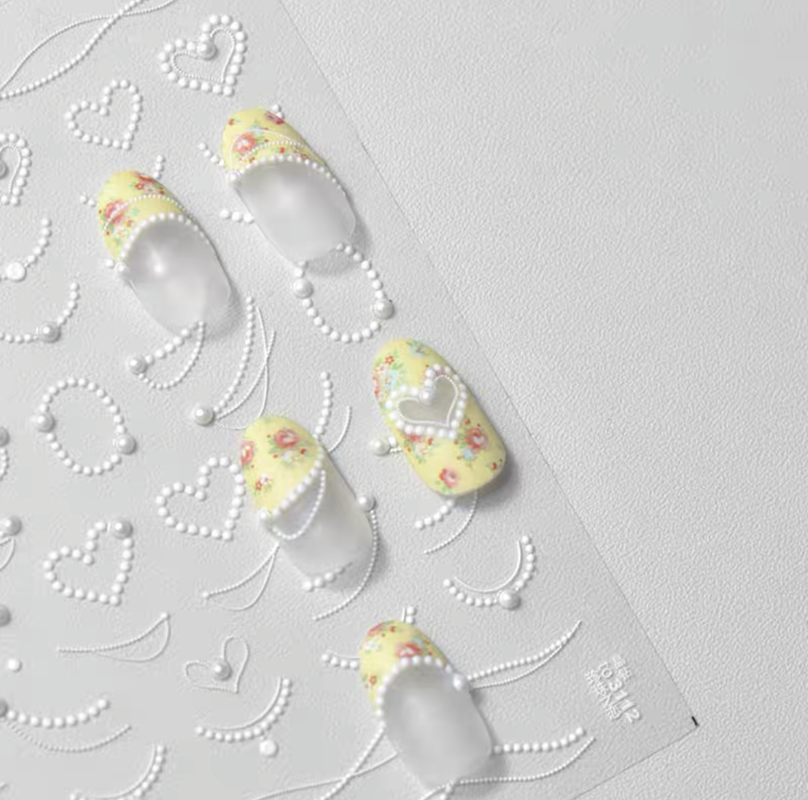 Pearl Diamond Nail Sticker