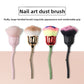 Japanese Style Nail Art Brush Rose Design Dust Cleaner