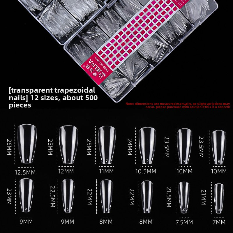 Ultra-thin Transparent Nail Tips For Gel X