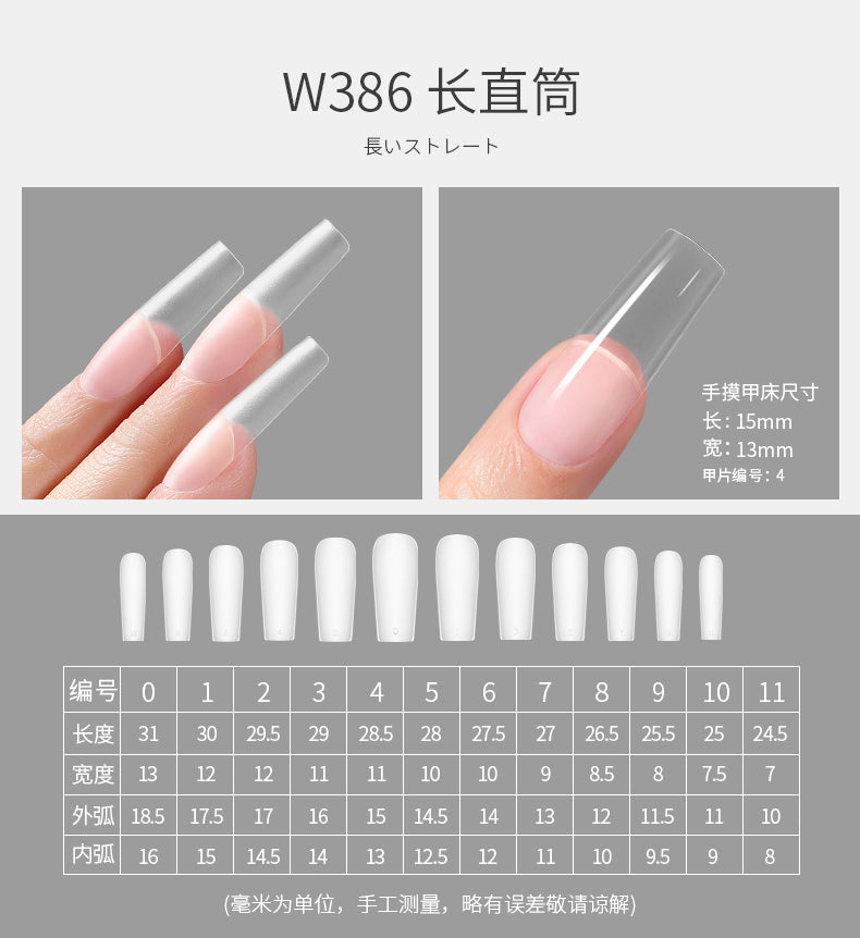 Mr Nail Specialized for nail art salons, 22 styles of ultra-thin, seamless, fully or partially attached Nail Tips