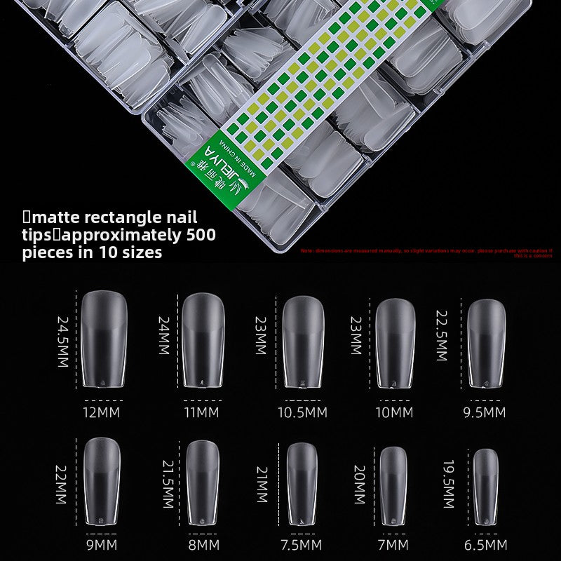 Ultra-thin Transparent Nail Tips For Gel X