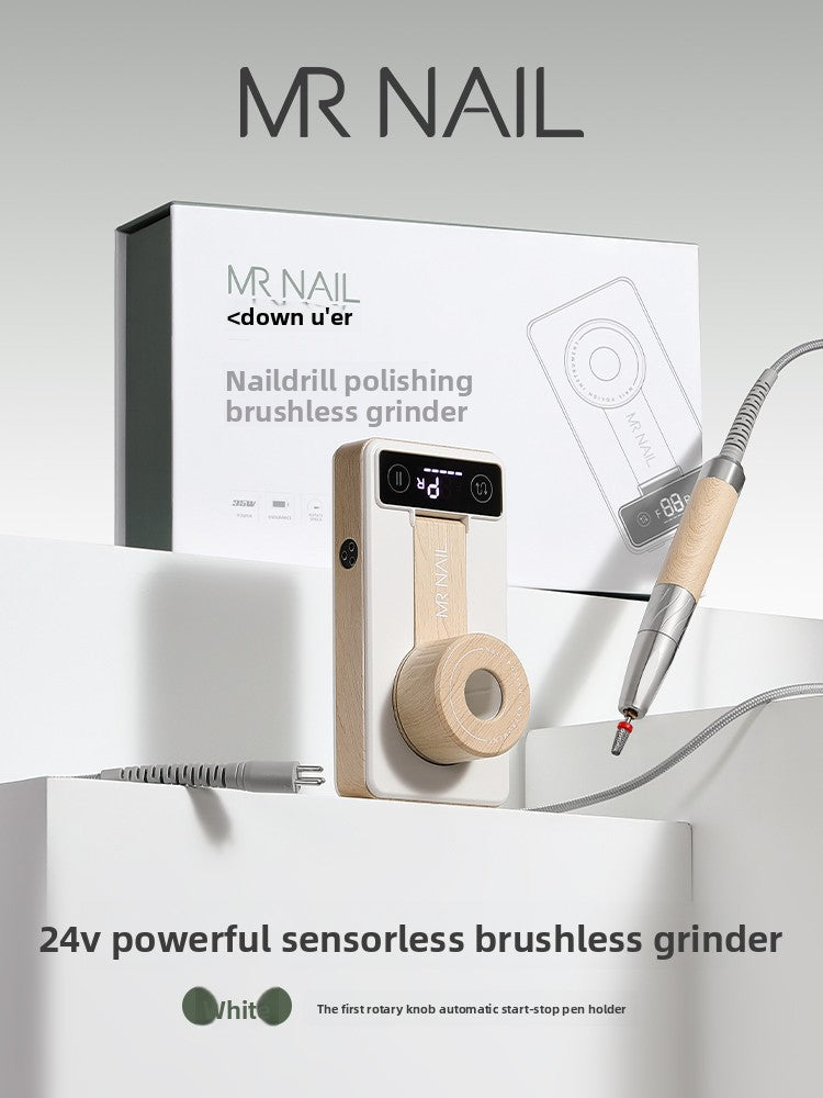 Mr Nail Electric Nail Drill Machine Professional Salon Use for Acrylic Gel Removal Cordless Low Noise