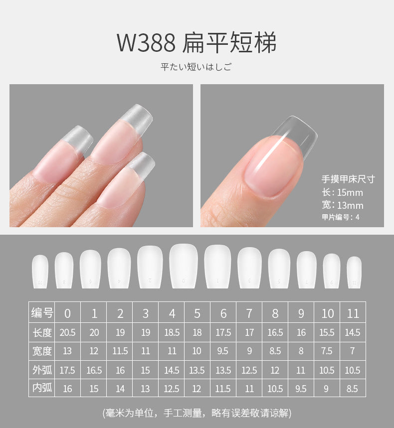 Mr Nail Specialized for nail art salons, 22 styles of ultra-thin, seamless, fully or partially attached Nail Tips
