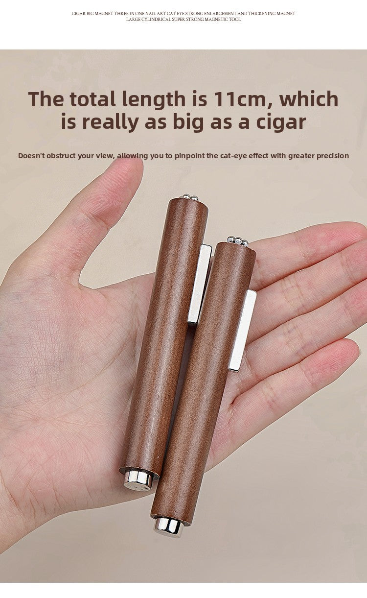 3 in 1 Cigar Large Magnet For Cat Eye Nail