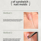 MR NAIL French Nail Forms & 3D Acrylic Builder Gel  Quick Extension Self-leveling