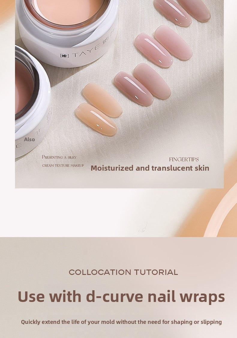 TAYE 3-in-1 Nail Builder Gel Nude Color Quick Extension Gel