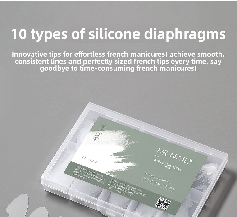 MR NAIL French Nail Forms & 3D Acrylic Builder Gel  Quick Extension Self-leveling