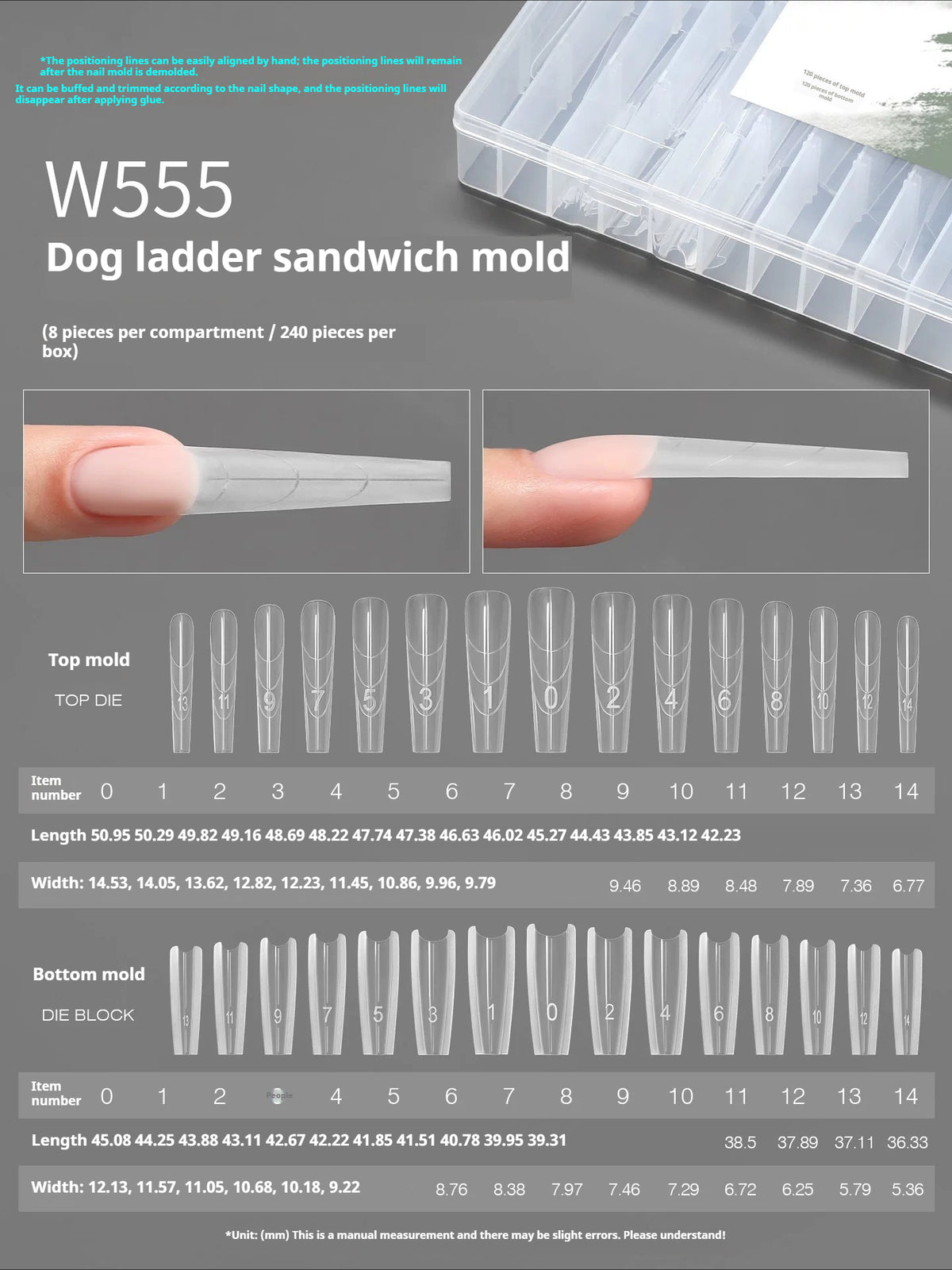Mr Nail Extension Gel & Sandwich Nail Forms