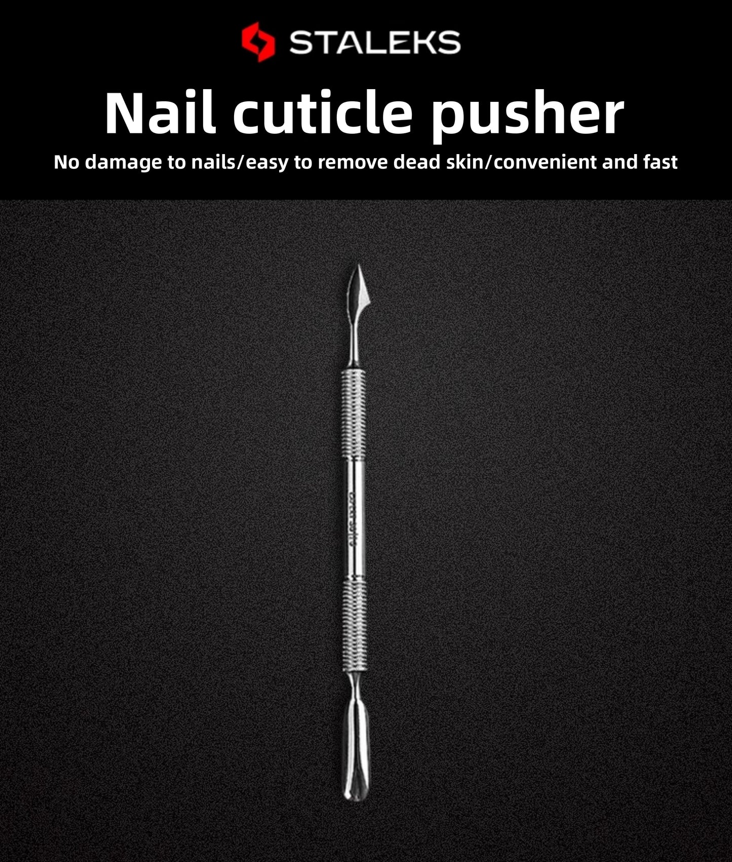 Staleks Pro  Cuticle Pusher Manicure Tool  Russian Style