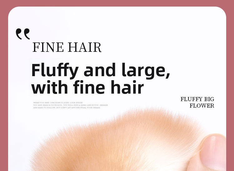 Japanese Style Nail Art Brush Rose Design Dust Cleaner