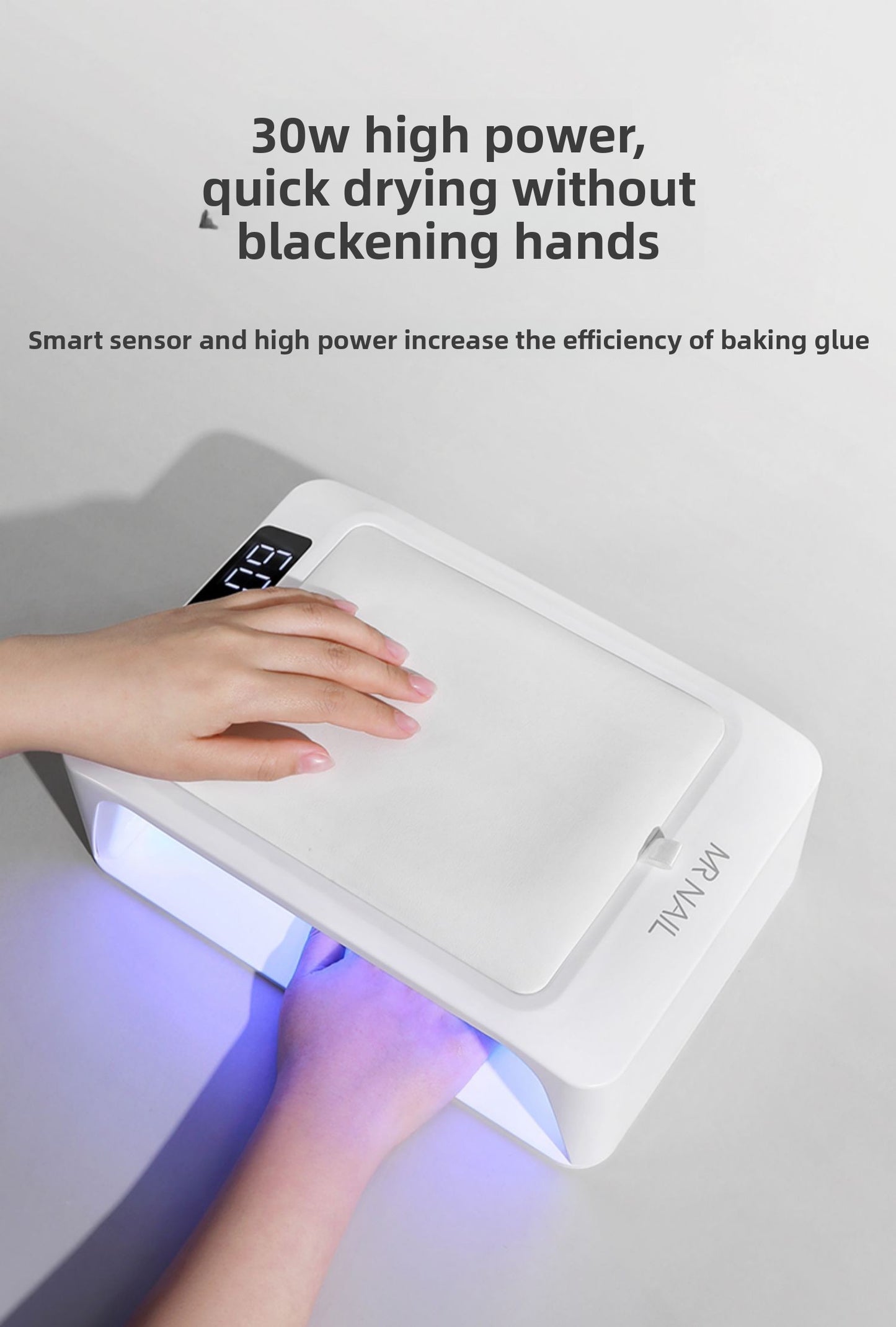 Mr Nail Professional Manicure Hand Pillow UV LED Lamp Cordless