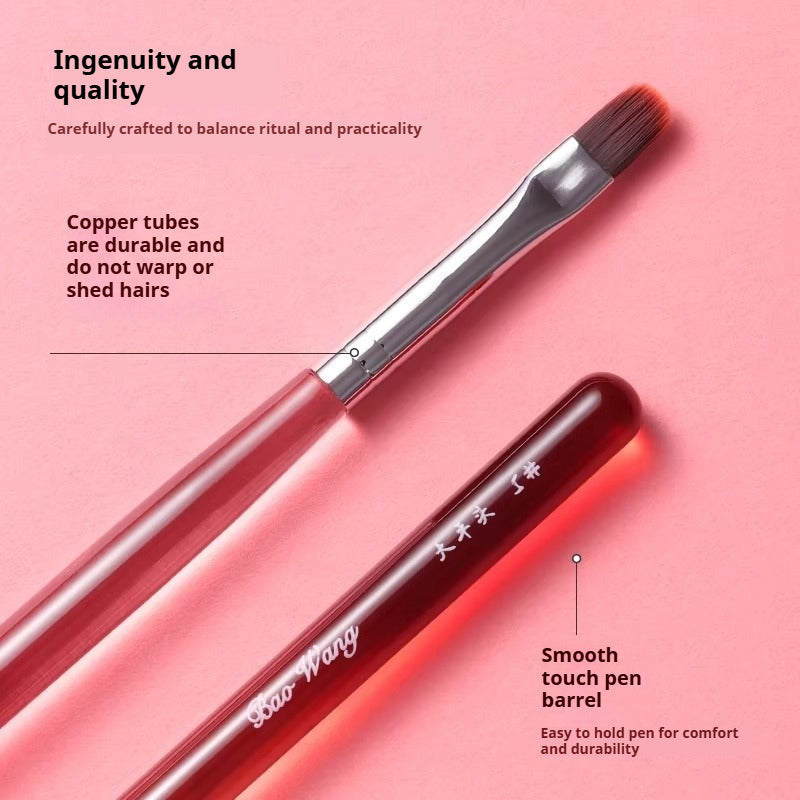 Red Wine Nail Art Brush