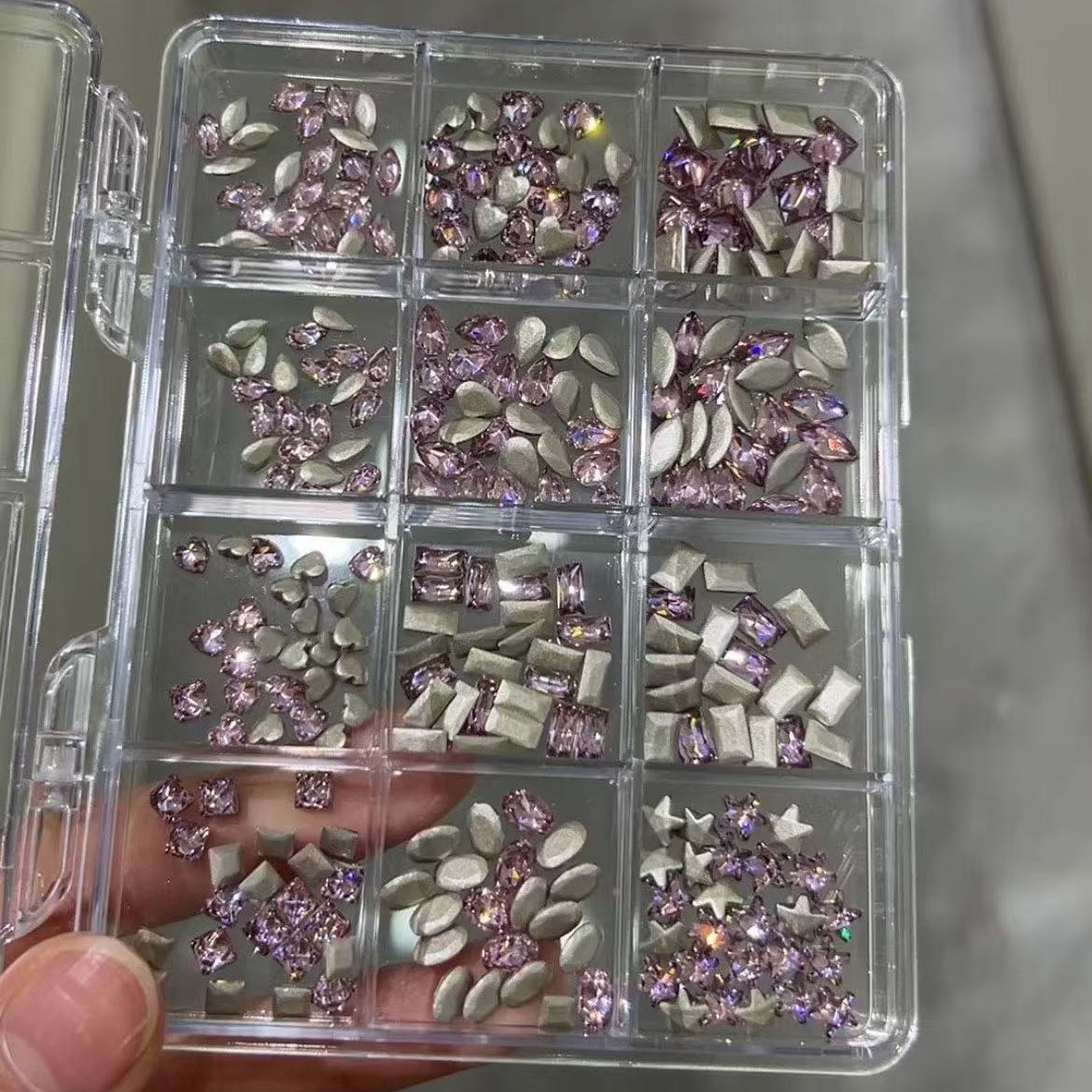 600pcs Flat Back Zircon Gem Stone for Nail Art Design