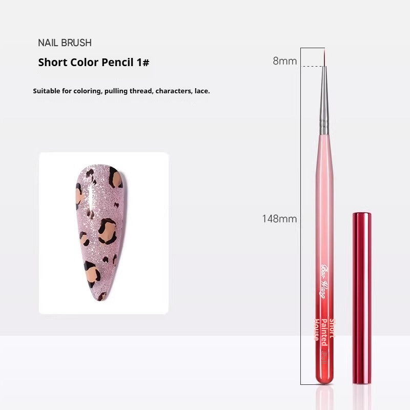 Red Wine Nail Art Brush