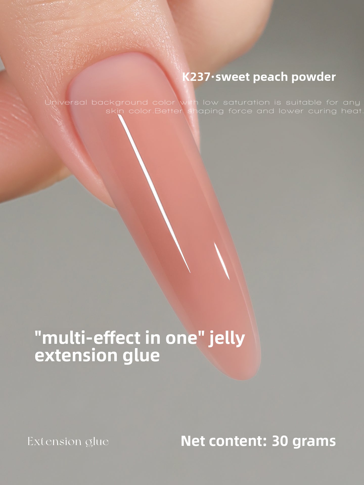 MR NAIL French Nail Forms & 3D Acrylic Builder Gel  Quick Extension Self-leveling