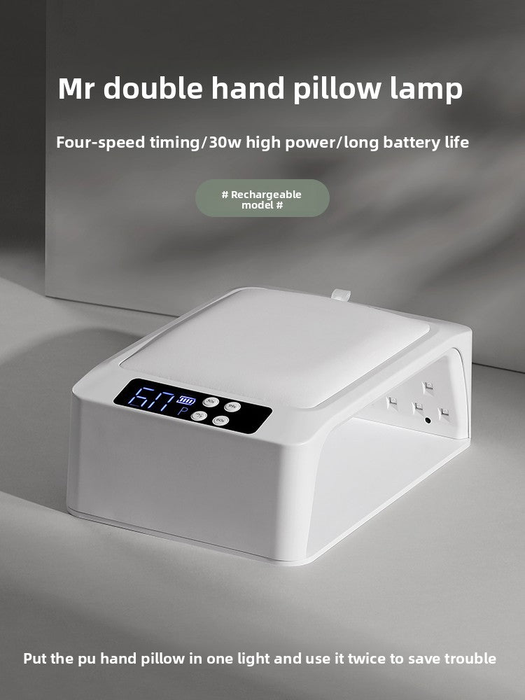Mr Nail Professional Manicure Hand Pillow UV LED Lamp Cordless