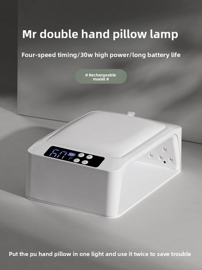 Mr Nail Professional Manicure Hand Pillow UV LED Lamp Cordless