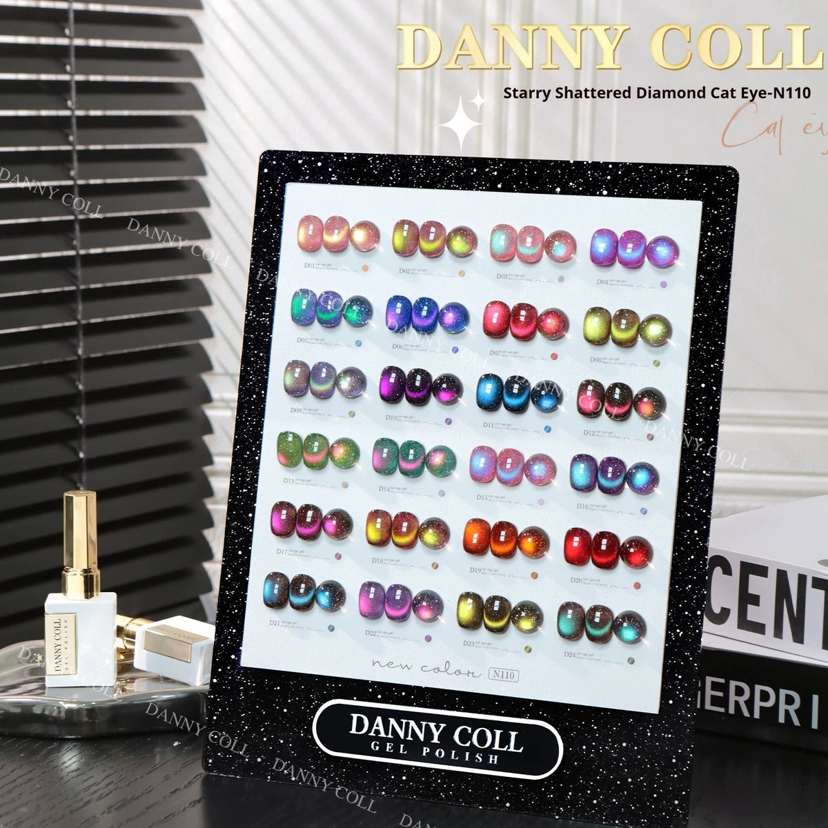 Dannycoll  2026  Whitening Cherry Cat Eye Nail Gel