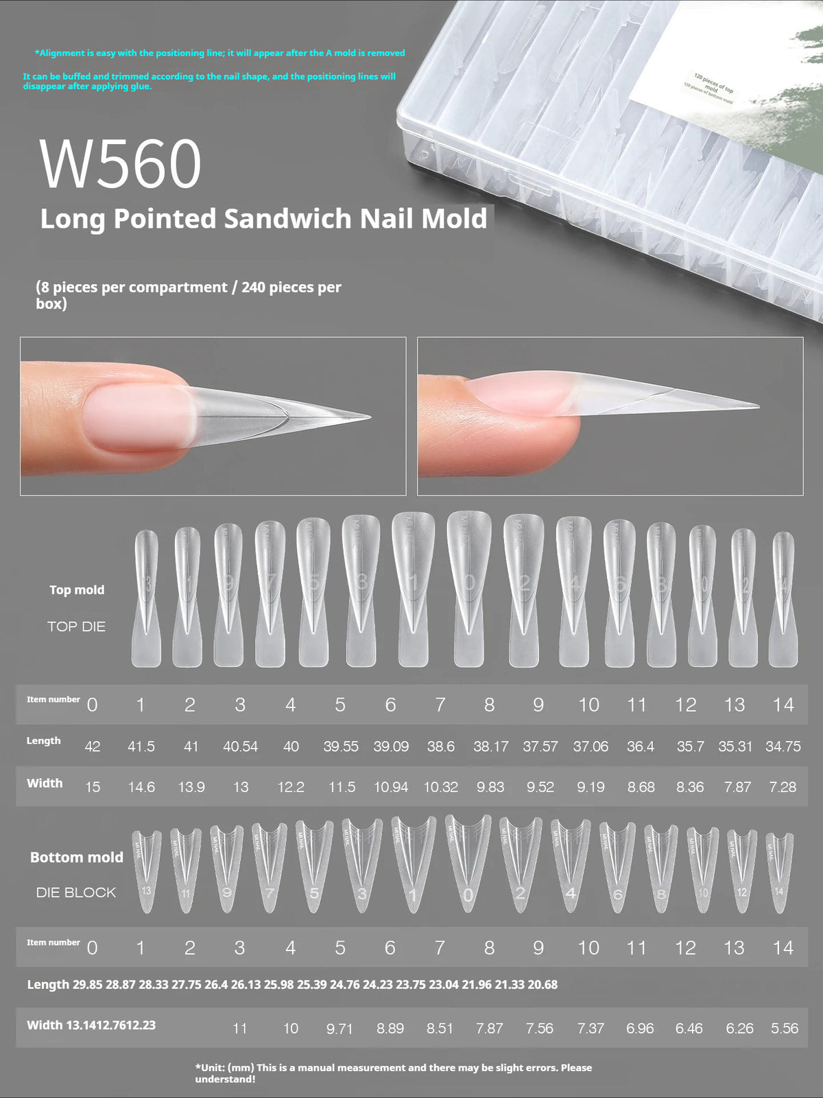 Mr Nail Extension Gel & Sandwich Nail Forms