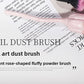 Japanese Style Nail Art Brush Rose Design Dust Cleaner