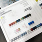 High Quality Acrylic Nail Art Swatch Book 200 /240 /308 Colors for Professional Salon and Home Use