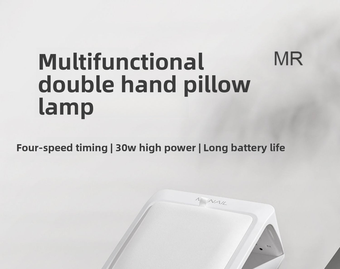 Mr Nail Professional Manicure Hand Pillow UV LED Lamp Cordless