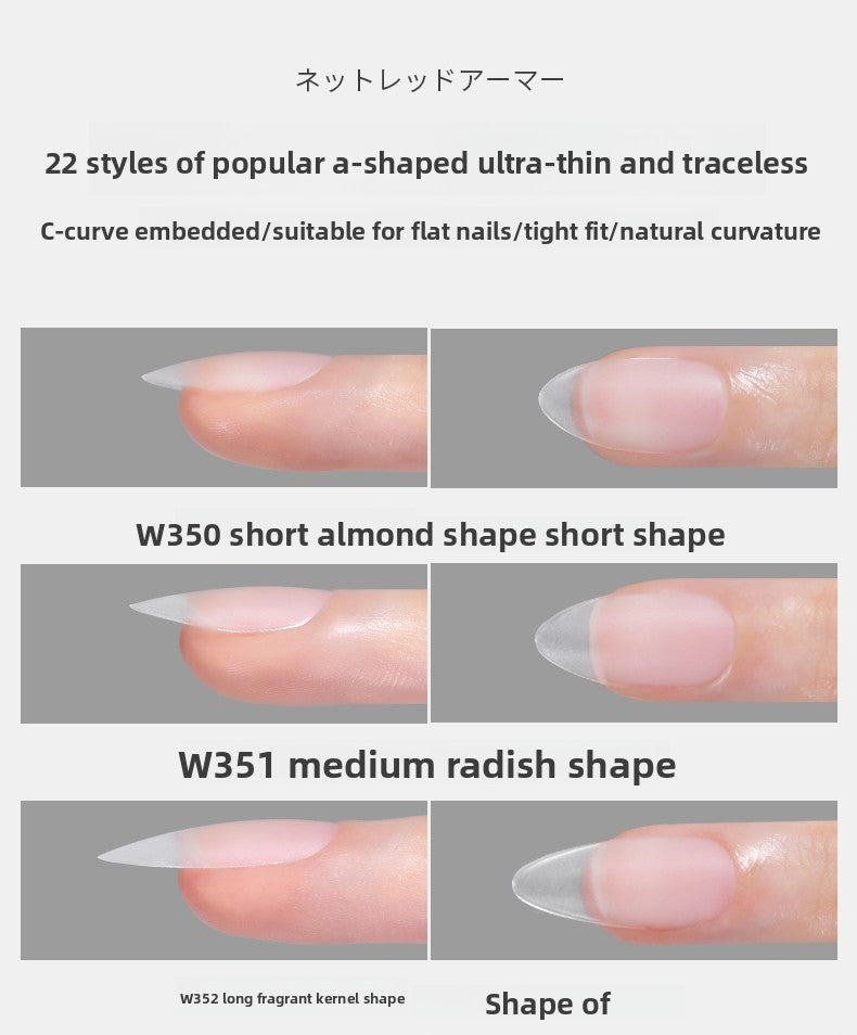 Mr Nail Specialized for nail art salons, 22 styles of ultra-thin, seamless, fully or partially attached Nail Tips