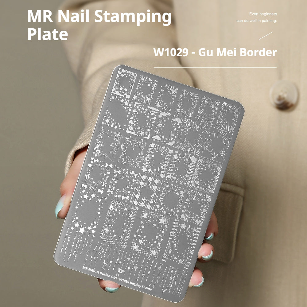 MR NAIL Nail Art Stamping Plate