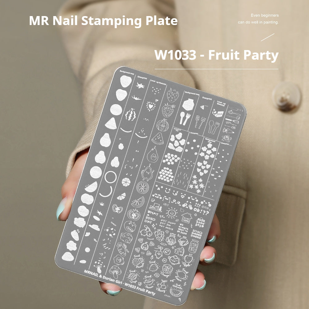 MR NAIL Nail Art Stamping Plate