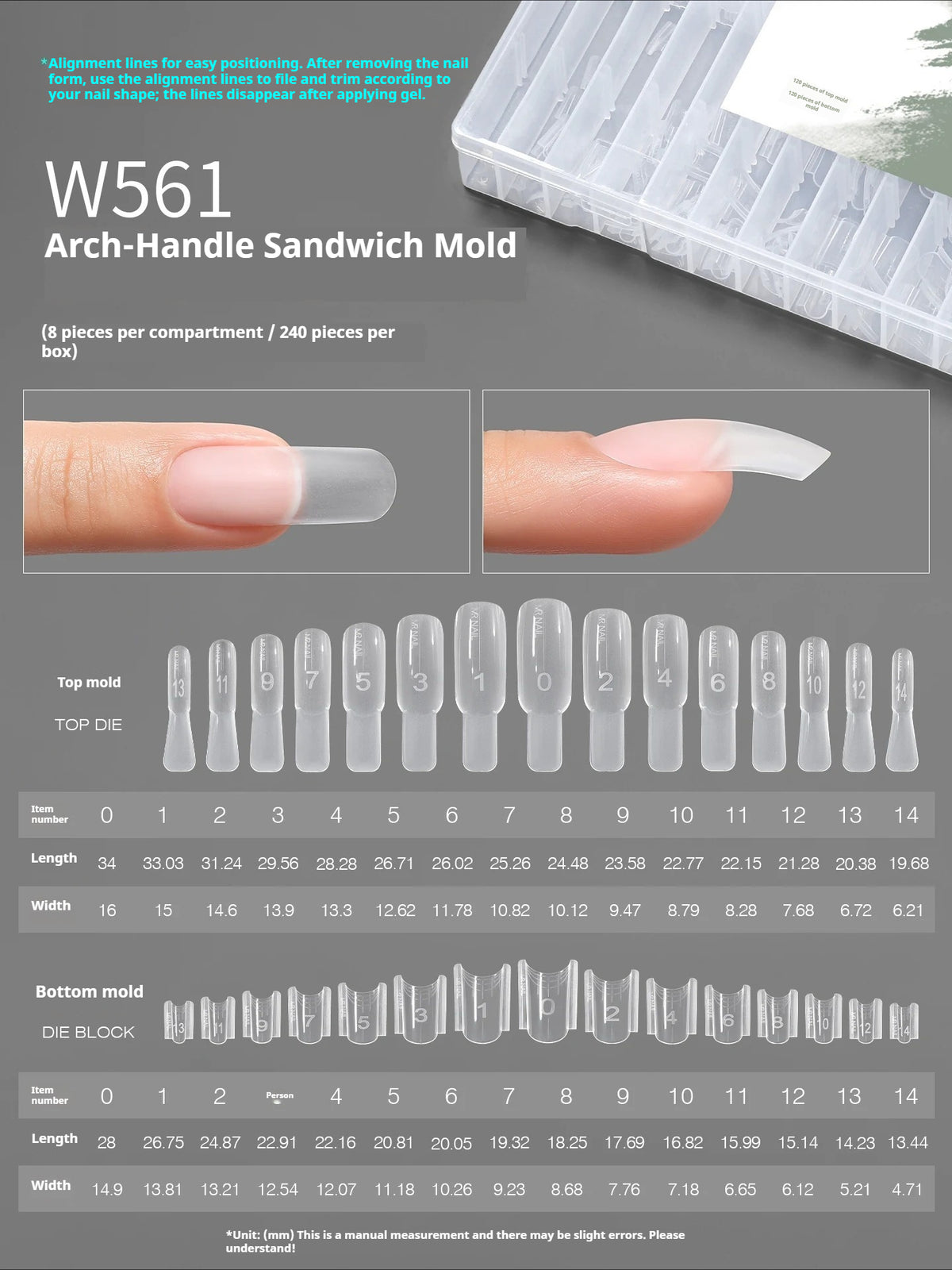 Mr Nail Extension Gel & Sandwich Nail Forms
