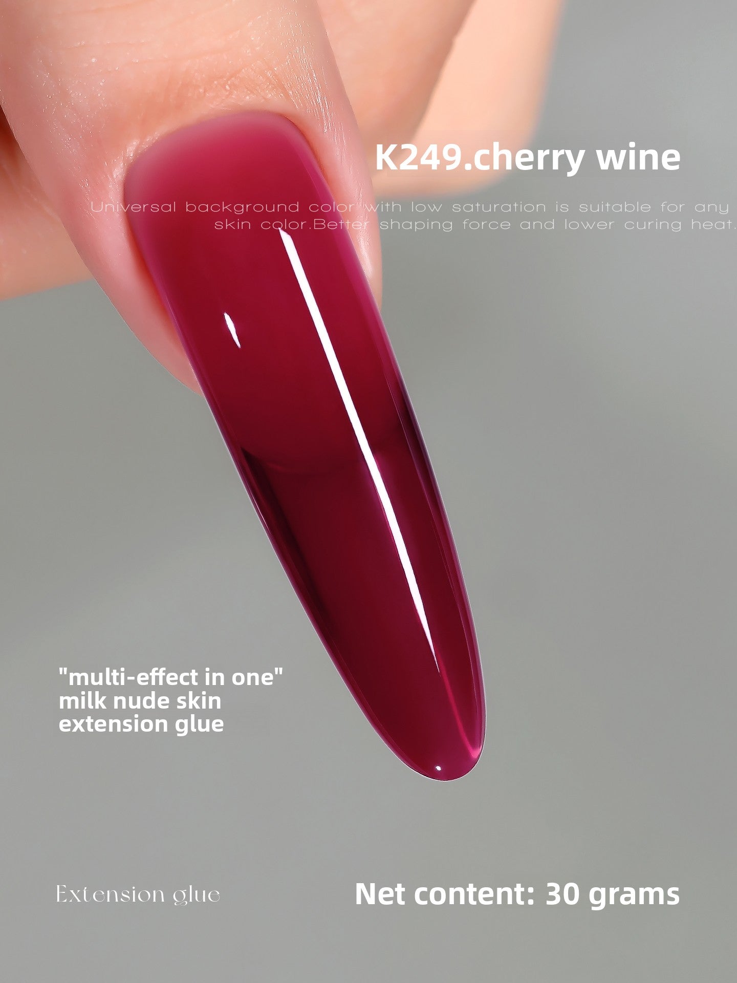 MR NAIL French Nail Forms & 3D Acrylic Builder Gel  Quick Extension Self-leveling