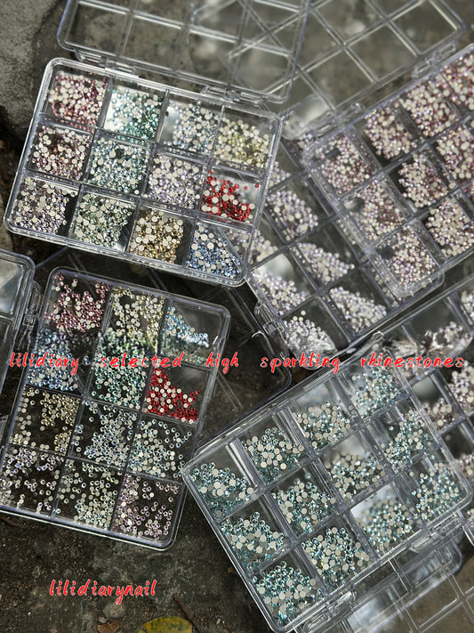 1:1 Swarovski Version Flat back High Sparkling  Rhinestones