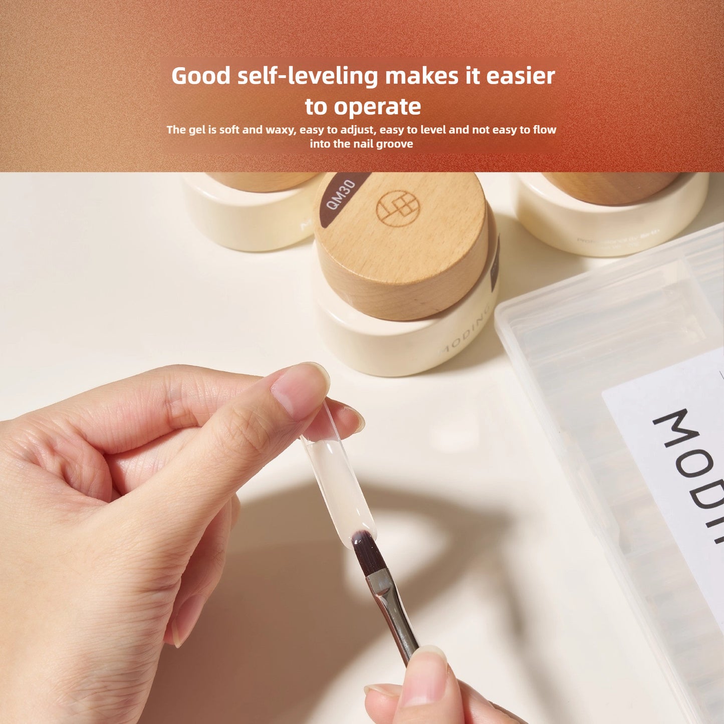 MODING Colored Construction Gel for Nail Extension