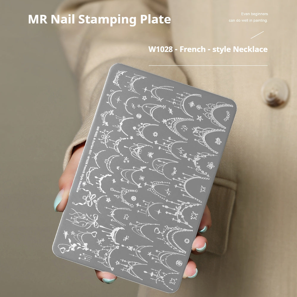 MR NAIL Nail Art Stamping Plate