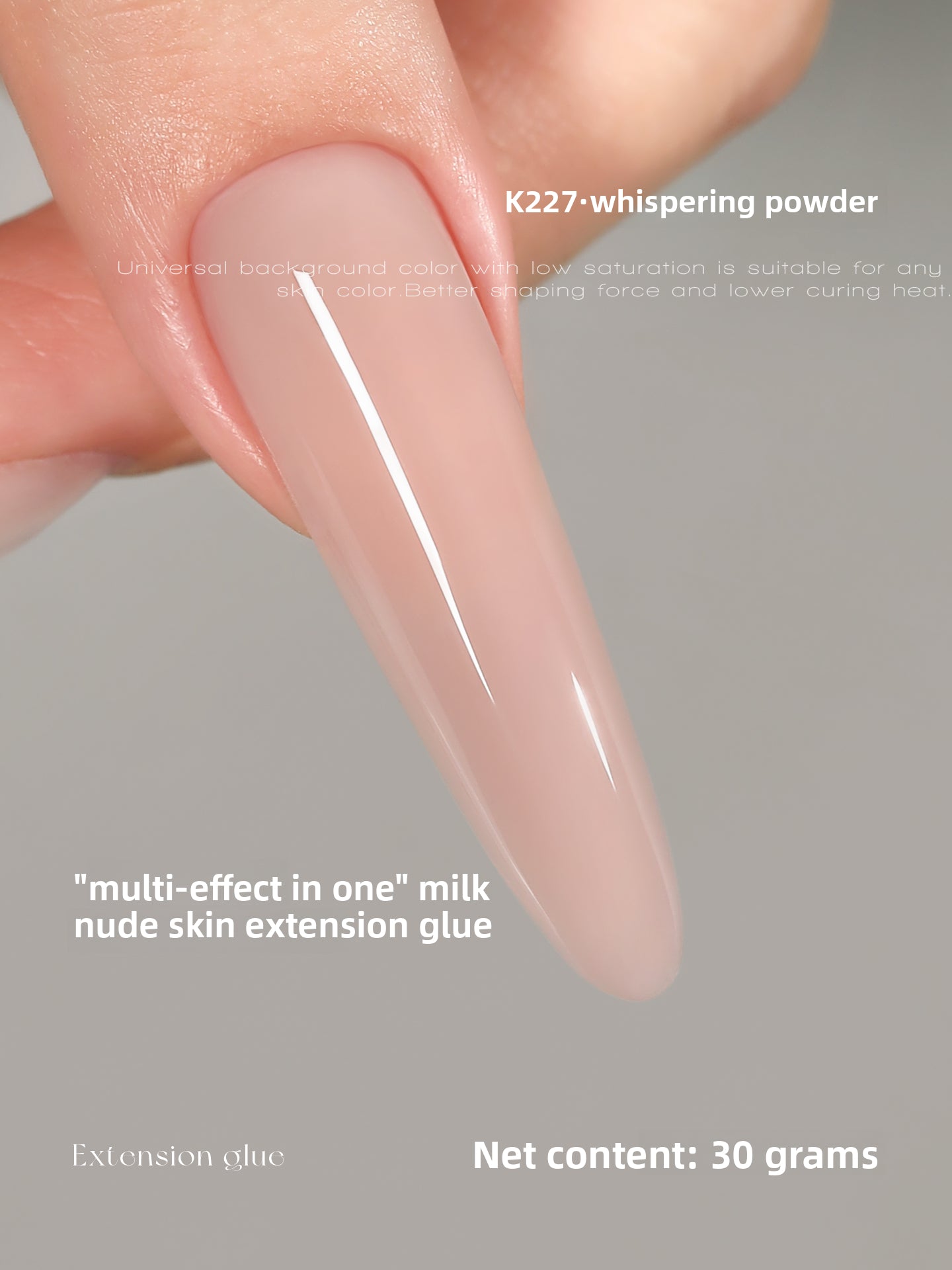 MR NAIL French Nail Forms & 3D Acrylic Builder Gel  Quick Extension Self-leveling