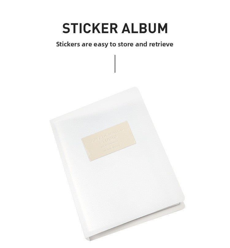 Japanese Style Simple Stickers Nail Art Storage Album