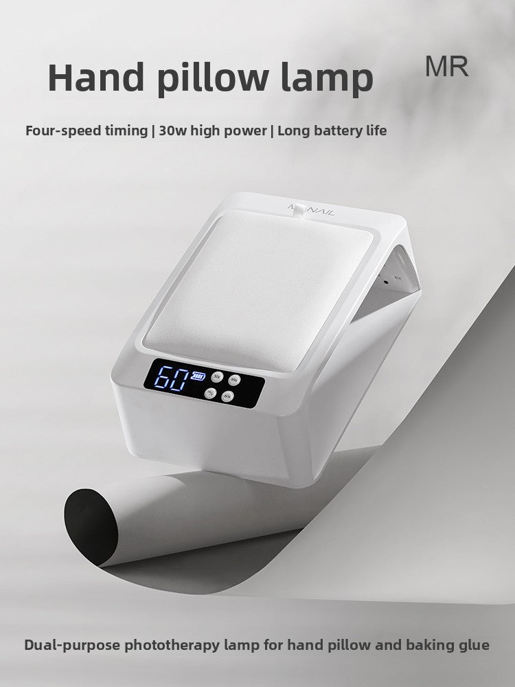 Mr Nail Professional Manicure Hand Pillow UV LED Lamp Cordless