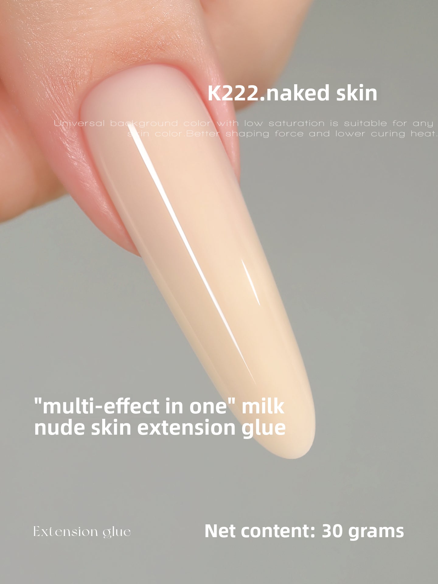 MR NAIL French Nail Forms & 3D Acrylic Builder Gel  Quick Extension Self-leveling