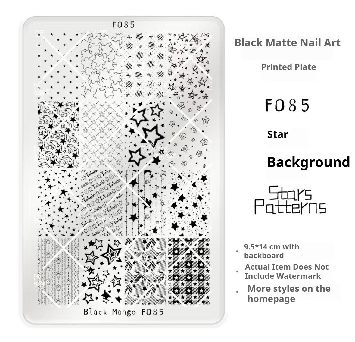 Collections-Black Magic Stamping Plate