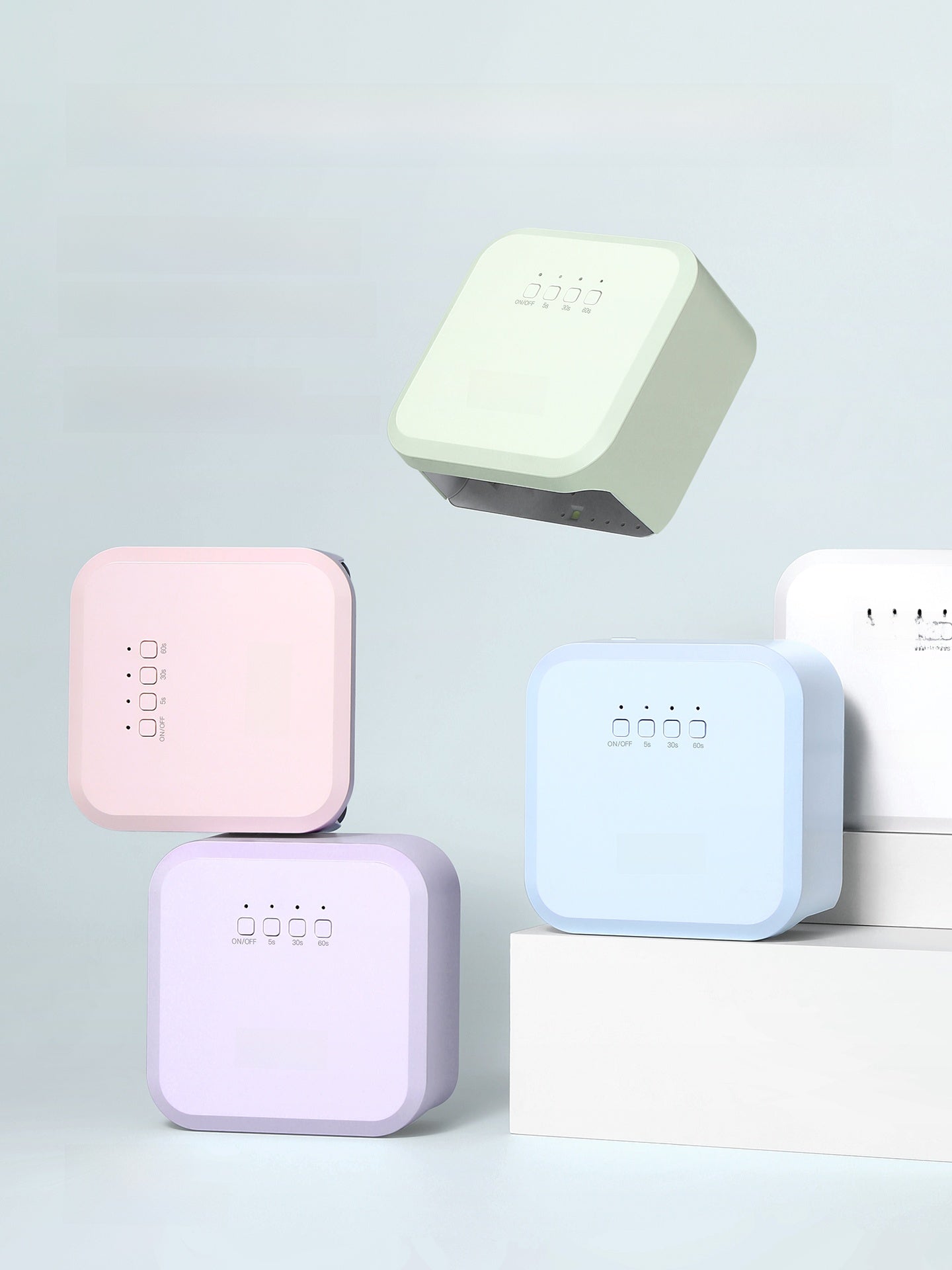 Nail lamp, small size lamp, mini square lamp, plug-in quick-drying induction