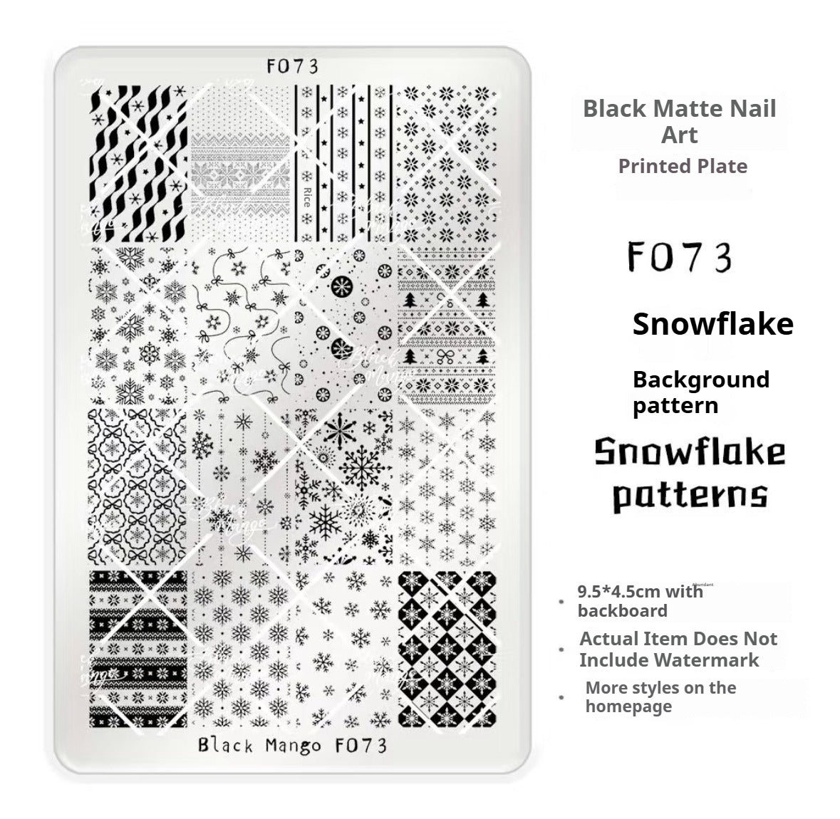 Collections-Black Magic Stamping Plate