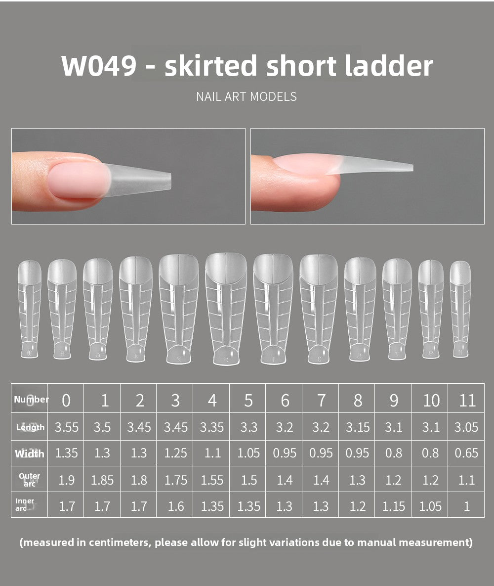 MR NAIL French Nail Forms & 3D Acrylic Builder Gel  Quick Extension Self-leveling