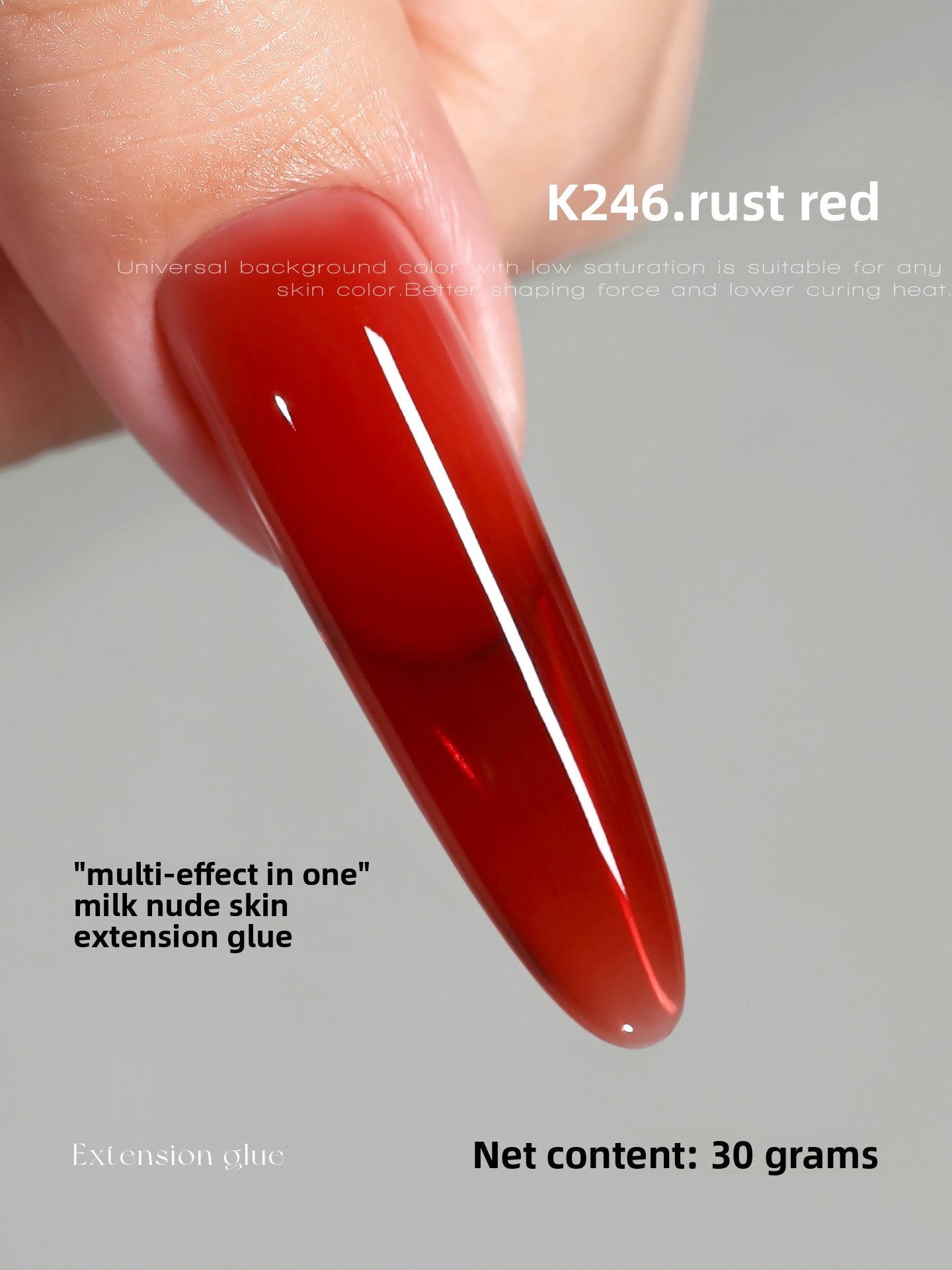 MR NAIL French Nail Forms & 3D Acrylic Builder Gel  Quick Extension Self-leveling