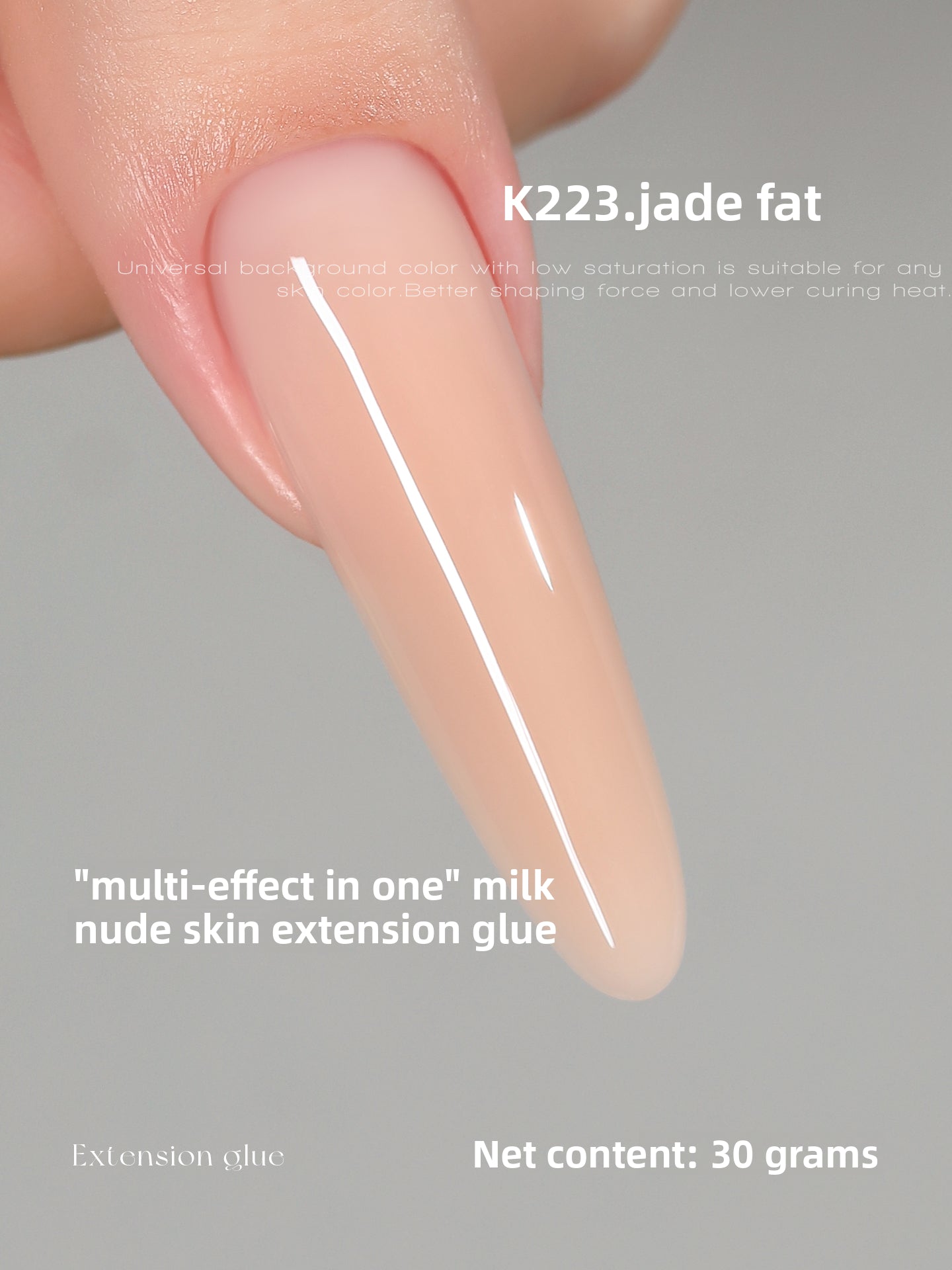 MR NAIL French Nail Forms & 3D Acrylic Builder Gel  Quick Extension Self-leveling