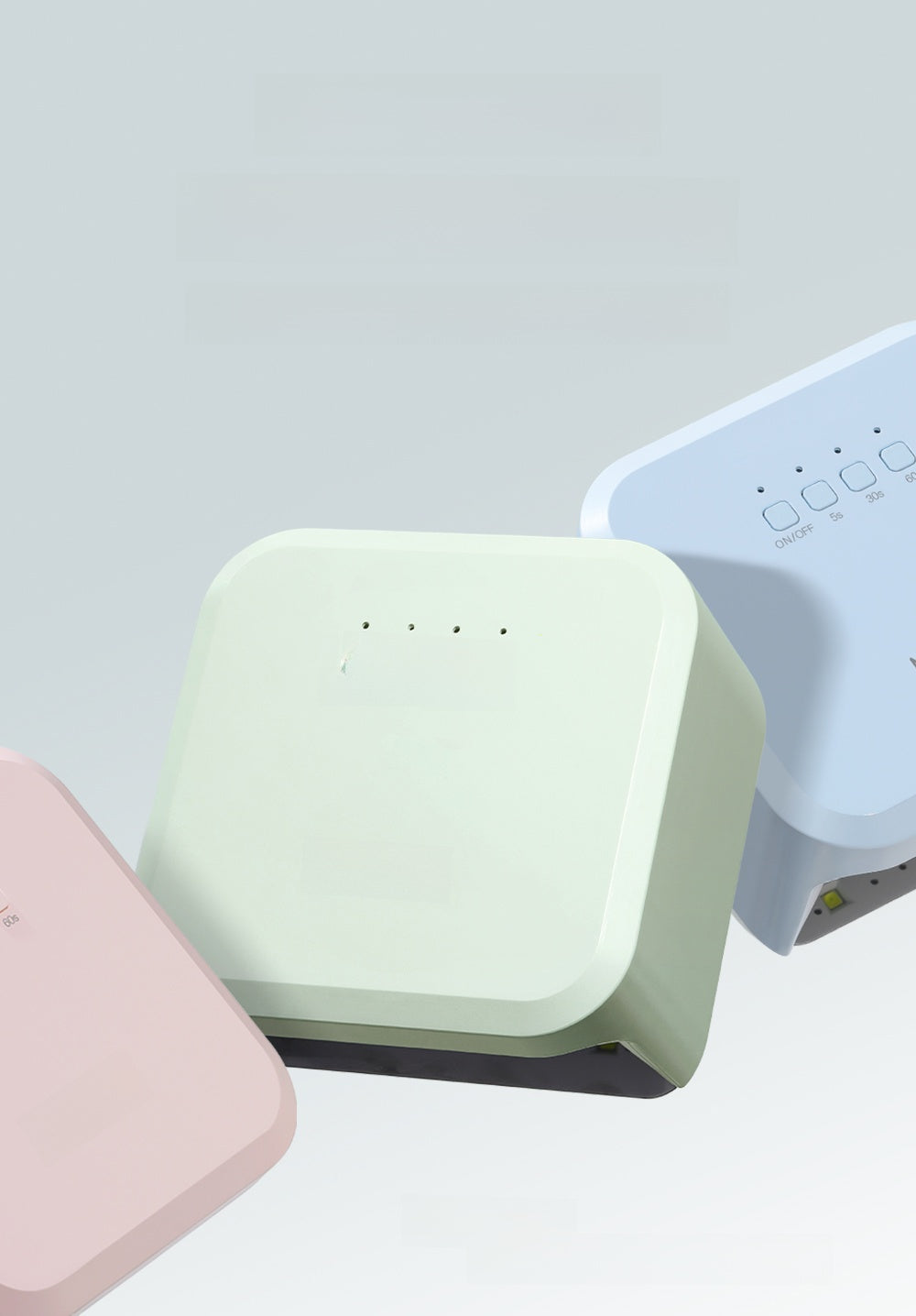 Nail lamp, small size lamp, mini square lamp, plug-in quick-drying induction