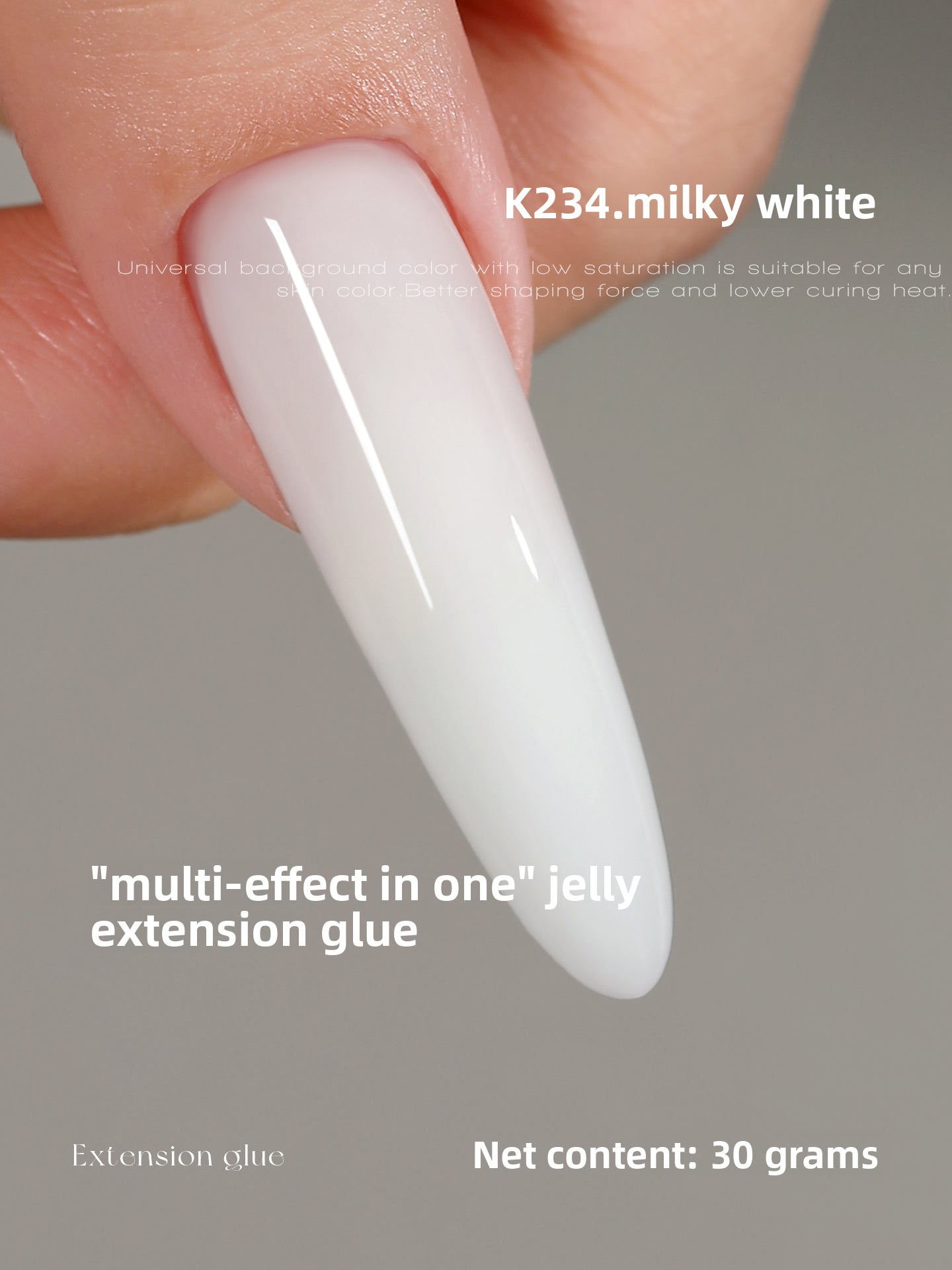 MR NAIL French Nail Forms & 3D Acrylic Builder Gel  Quick Extension Self-leveling