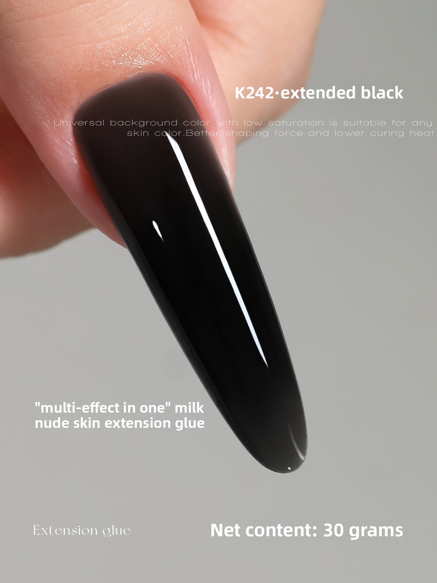 MR NAIL French Nail Forms & 3D Acrylic Builder Gel  Quick Extension Self-leveling