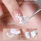 TAYE Nail Art Stickers Self-Adhesive French Heart Designs