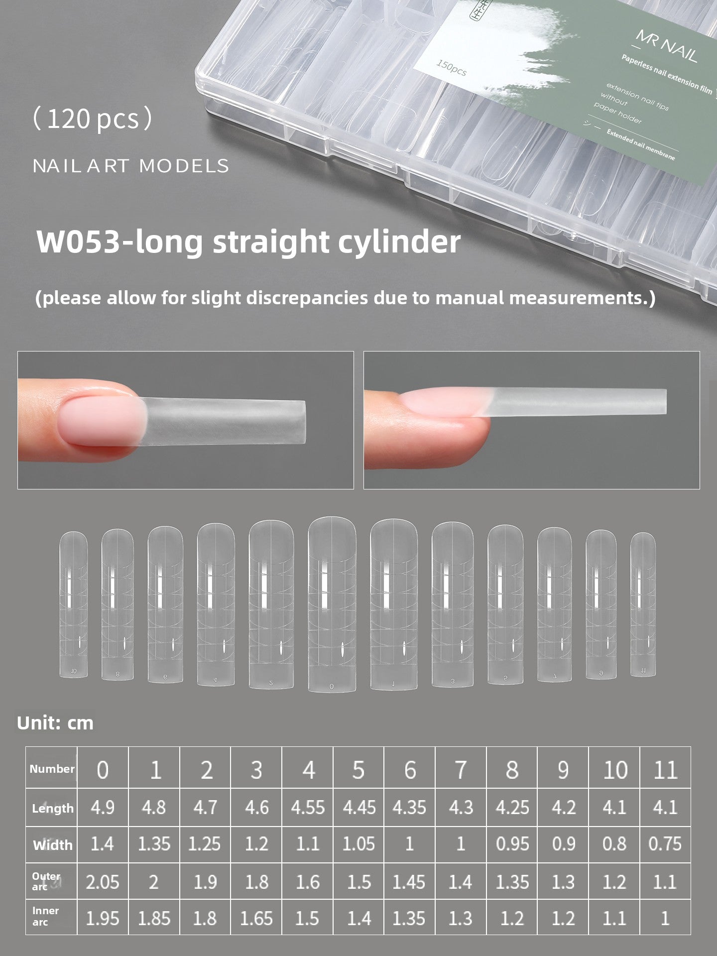 MR NAIL French Nail Forms & 3D Acrylic Builder Gel  Quick Extension Self-leveling