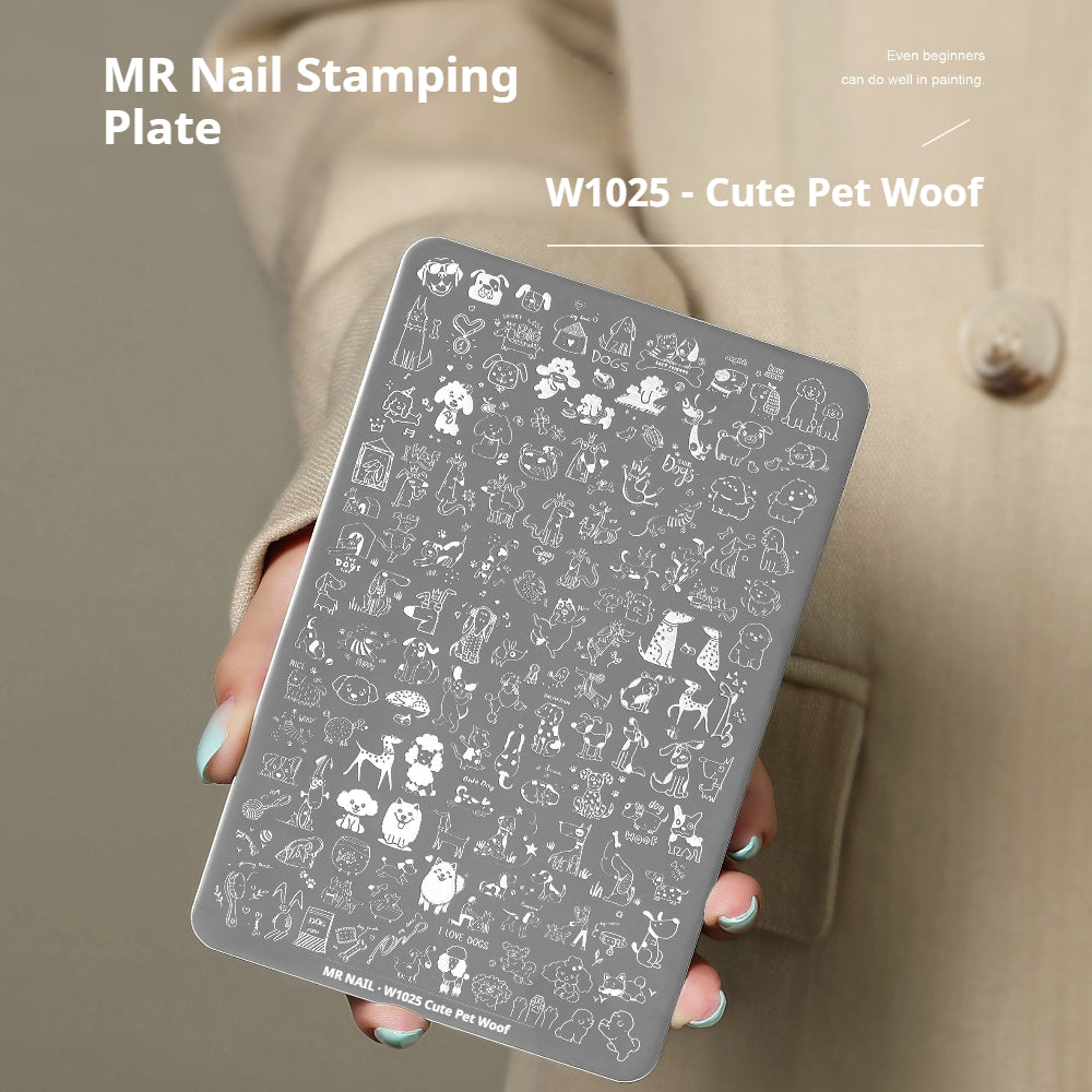 MR NAIL Nail Art Stamping Plate
